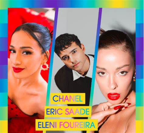 Fuego! Eleni Foureira, Eric Saade and Chanel are the Semi